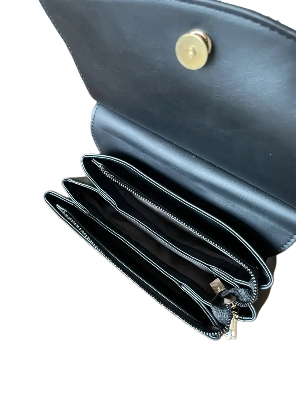 Рюкзак- сумка офисная из экокожи QOZA, черный