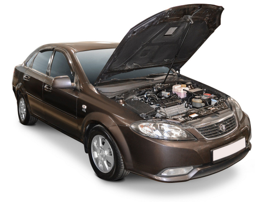 Газовый упор капота АвтоУпор для Chevrolet Lacetti 2004-2013/Ravon Gentra 2015-2018, 1 шт., URAGEN011