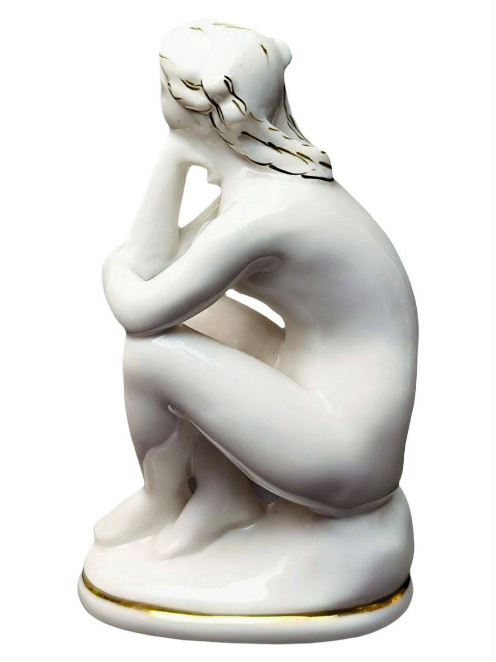 Фарфоровая Статуэтка "На пляже" ЛФЗ