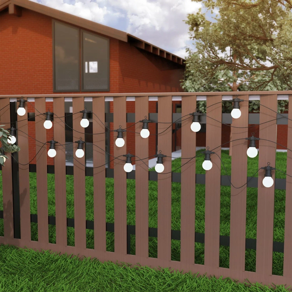 Гирлянда светодиодная "Белт Лайт" Holiday 10 ламп 7,7м IP44 белый свет