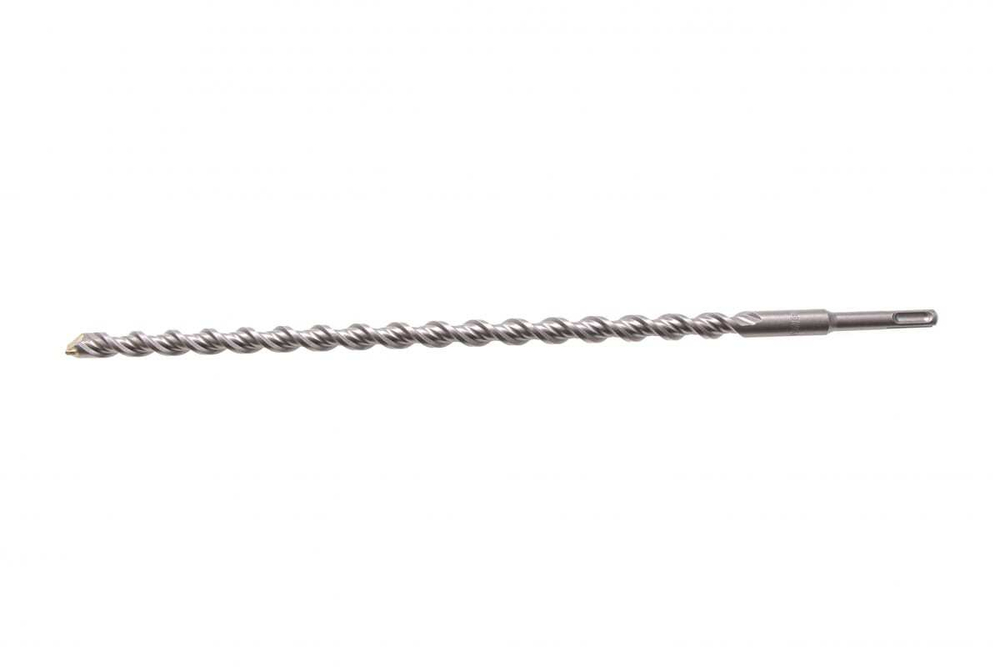 Бур по бетону, двойная спираль, Cobalt W-tip, 16x460 мм, SDS PLUS, серый