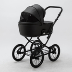 Универсальная детская коляска Adamex Porto Retro Deluxe (100% экокожа) P-SA2 (2в1)