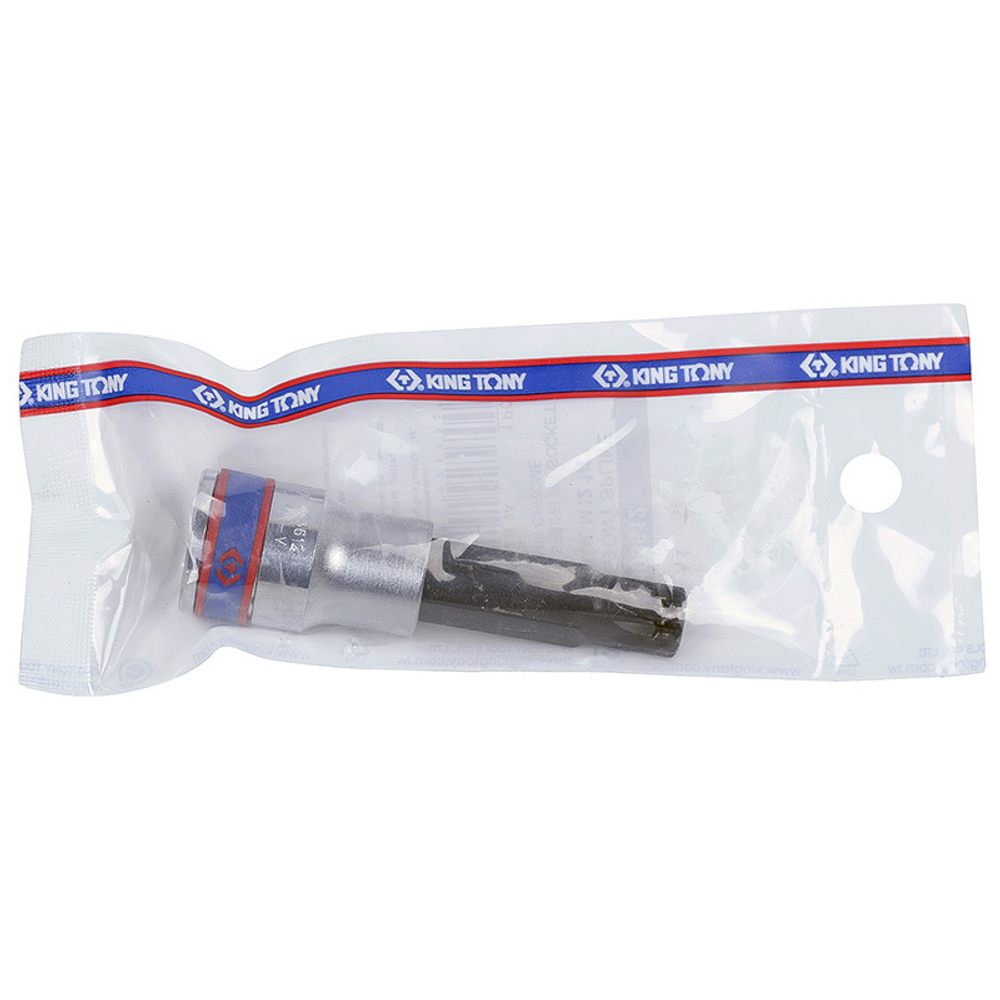 KING TONY (403612) Насадка (бита) торцевая 1/2", L = 80 мм, SPLINE, M12