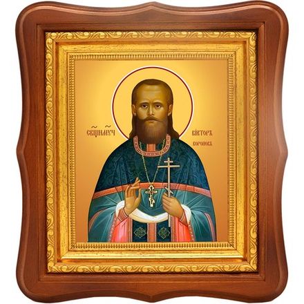 Виктор Воронов священномученик. Икона на холсте.