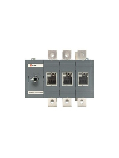 Рубильник 3п 800А реверсивный без рукоятки управления TwinBlock EKF tb-s-800-3p-rev