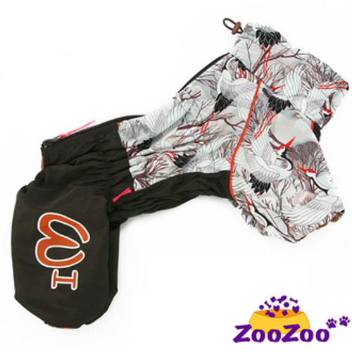 For my dogs Комбинезон для мальчика "Аисты" коричневый размер 20