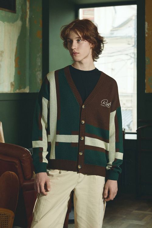 Кардиган Хлопковый зеленый