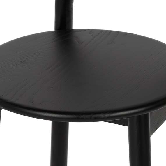 Полубарный стул Circle 65 см, черный