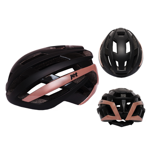 Шлем JET HAWKER 193 Black/Brown, чёрный-корич.