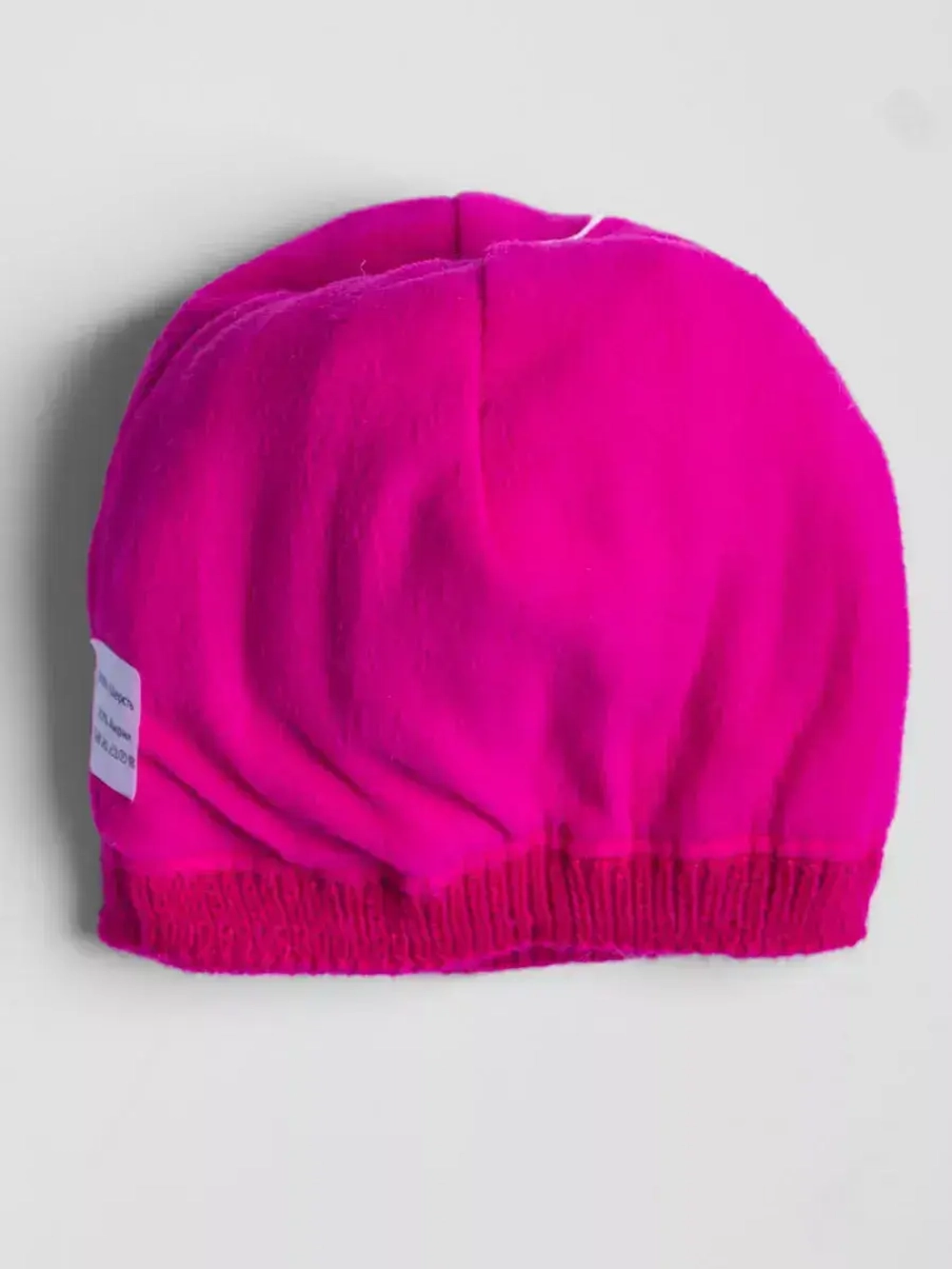 Шапка для девочки зимняя вязаная с помпоном