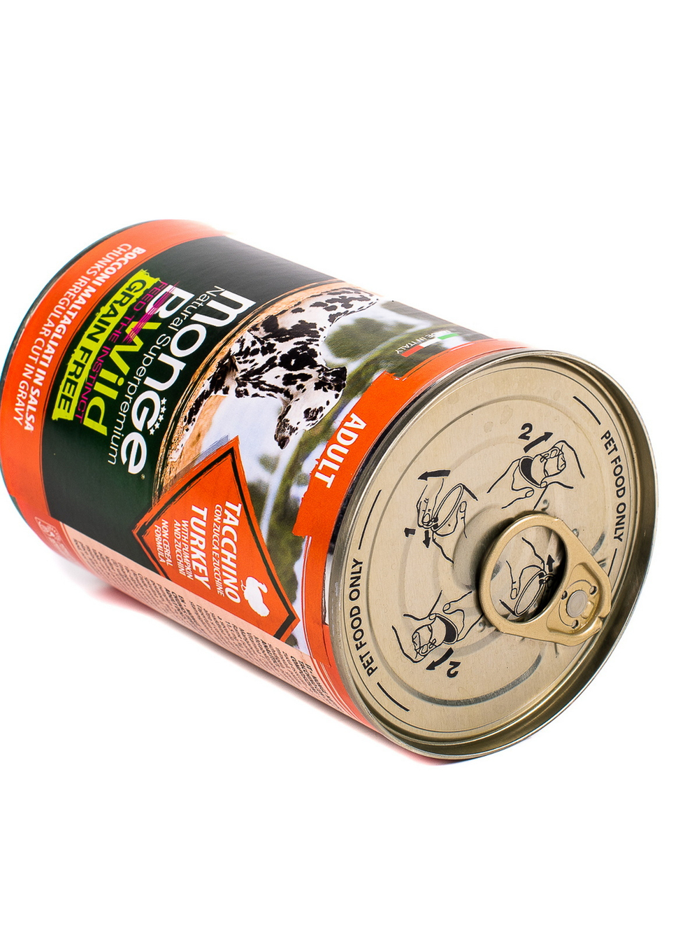 Влажный корм Monge Dog BWild GRAIN FREE для взрослых собак, из индейки с тыквой и кабачками 400 г