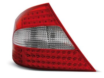 Задние фонари Mercedes CLK W209 red white led