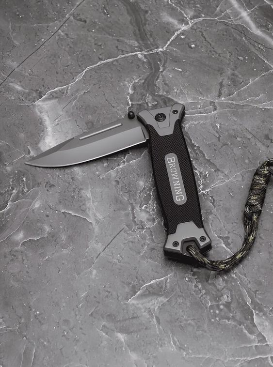 Тактический выкидной нож Browning Черный
