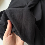 Батист жатый (марлевка) Черный