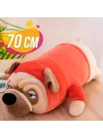 Мягкая игрушка мопс, французский бульдог 70 см