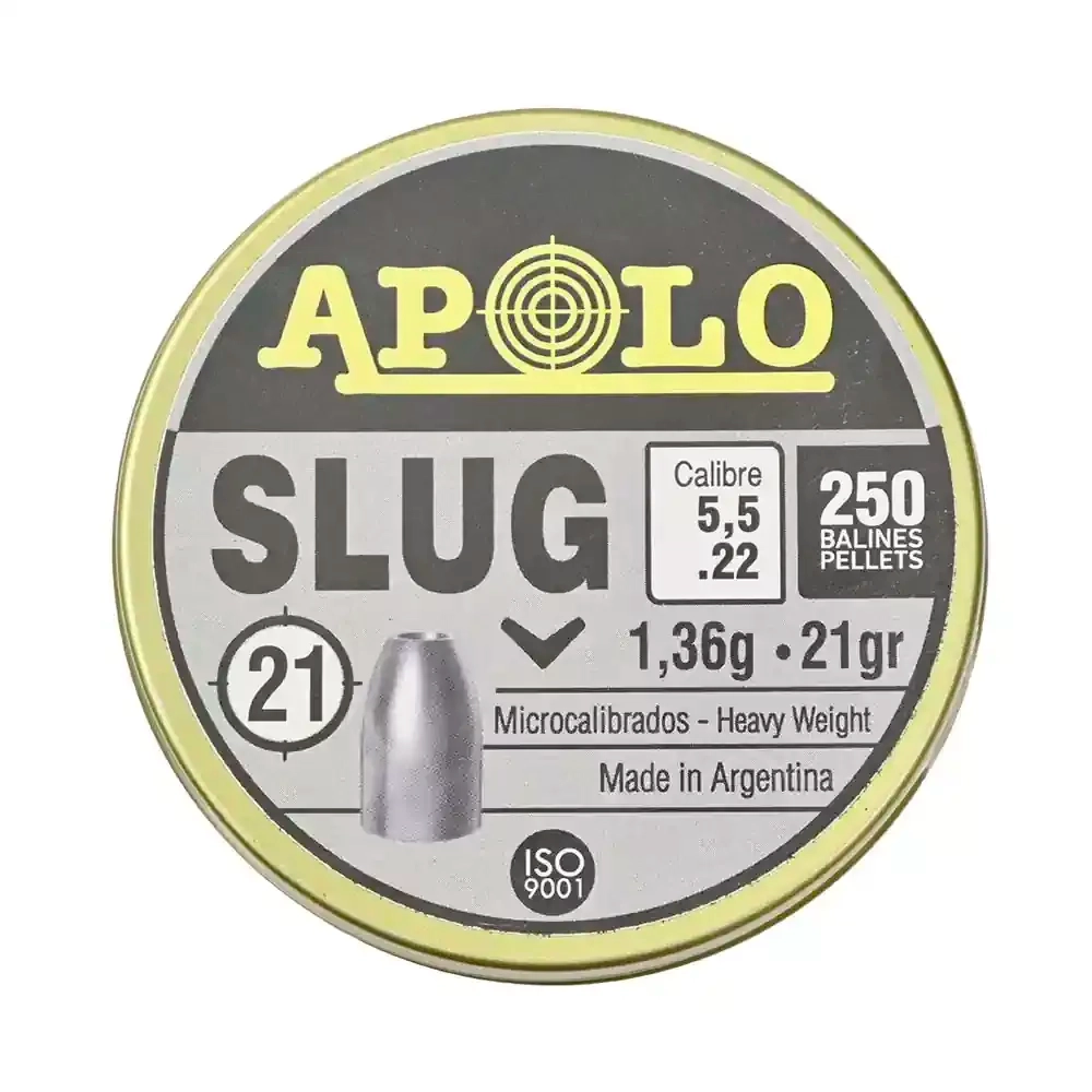 Пули APOLO Slug 5,5 мм 1.36 г (250 шт)