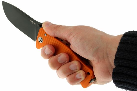 Складной нож Lion Steel "SR-1 ORIGINAL" L/SR1A OB c клинком из стали D2, рукоять ERGAL