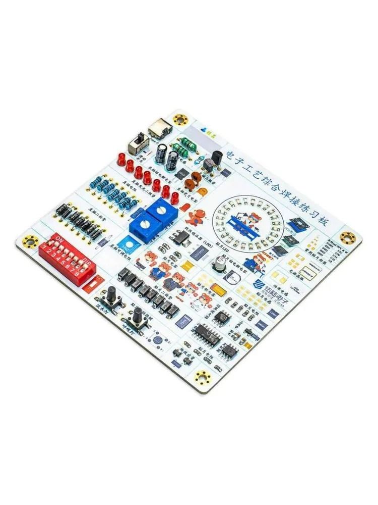 9V KIT Набор - конструктор для самостоятельной сборки и обучения пайки SMD компонентов (6)