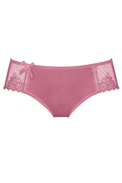 Трусы-шорты Erin с вышивкой (Размер: 42) (Цвет: светло-бордовый)