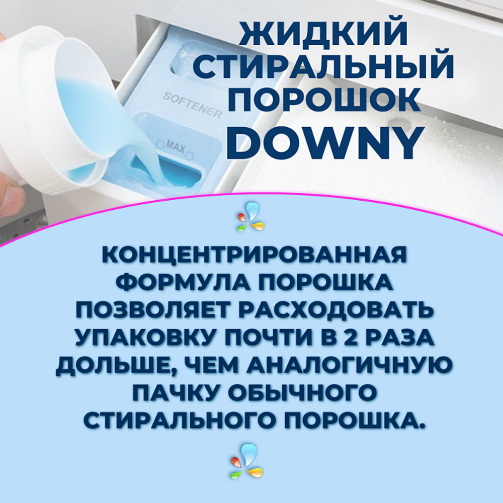 Жидкий Стиральный порошок Downy BTS "Цветущий Сад" 550 мл.