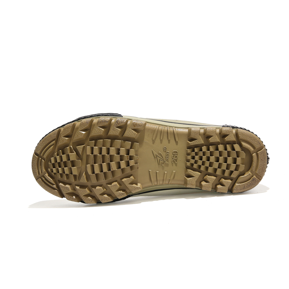 3537 Canvas Liberation Shoes Unisex High top Beige Black