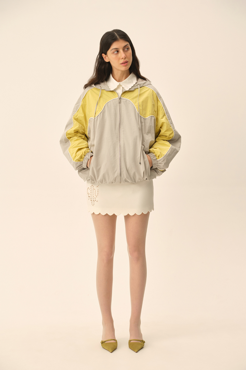 Юбка с ришелье (Romantic CEO), молочная