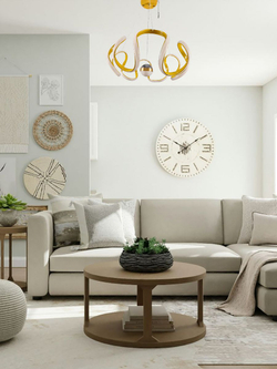 Люстра подвесная светодиодная Lanbos Риббон, LED 70 Вт, до 15 кв м, золотая