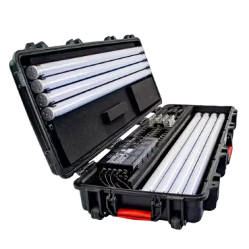 Комплект из 8 Titan Tubes с зарядным кейсом
В комплекте: кабель питания, аксессуары (8 напольных сто