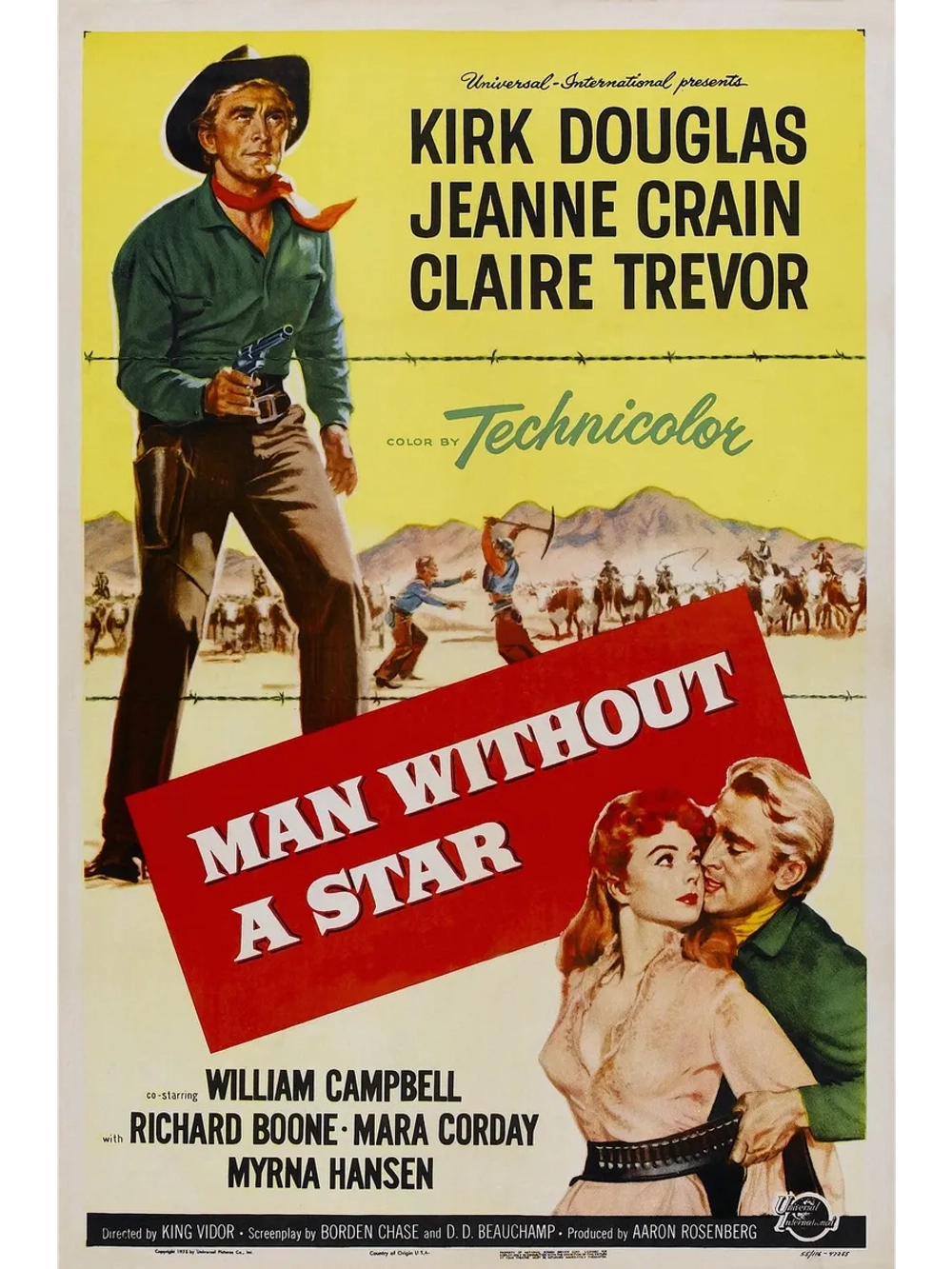 Человек без звезды (1955) (DVD-R)