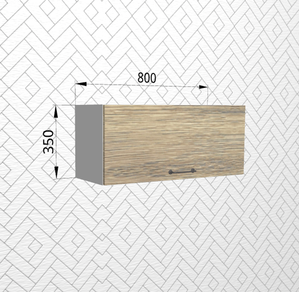 Лофт Дуб майский ПГ 800