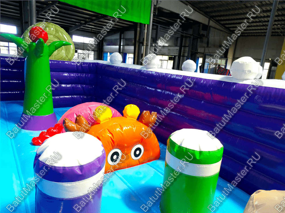 Надувной батут «Детский мегапарк» 18*18*8 м