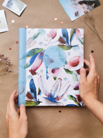 Фотоальбом на 10 магнитных листов 23х28 см, внутр. спираль flora art Колокольчики
