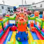 Коммерческий надувной батут «Тигриная страна», 9*5*5 м.