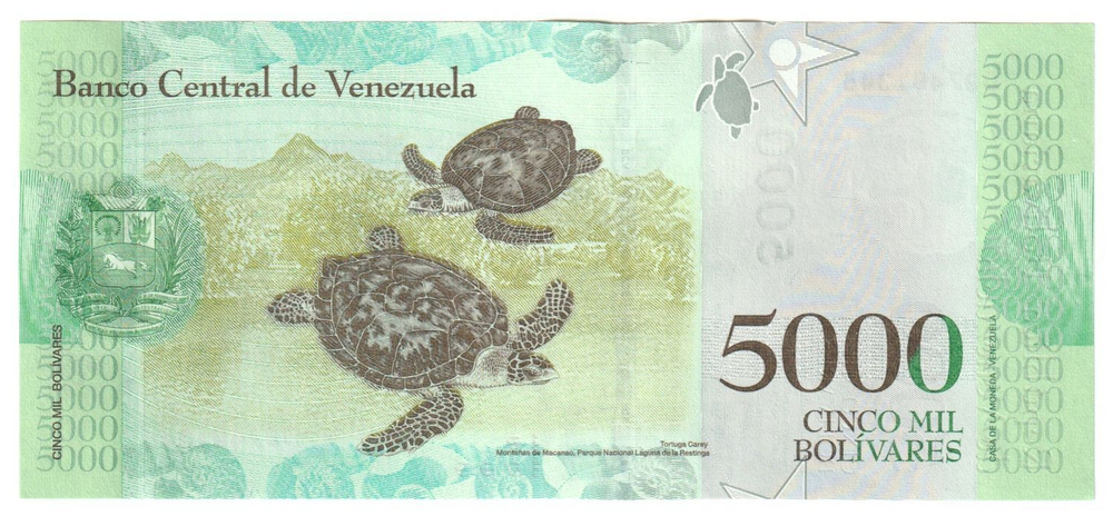 Venezuela, 5 000 Bolívares, 2017, UNC