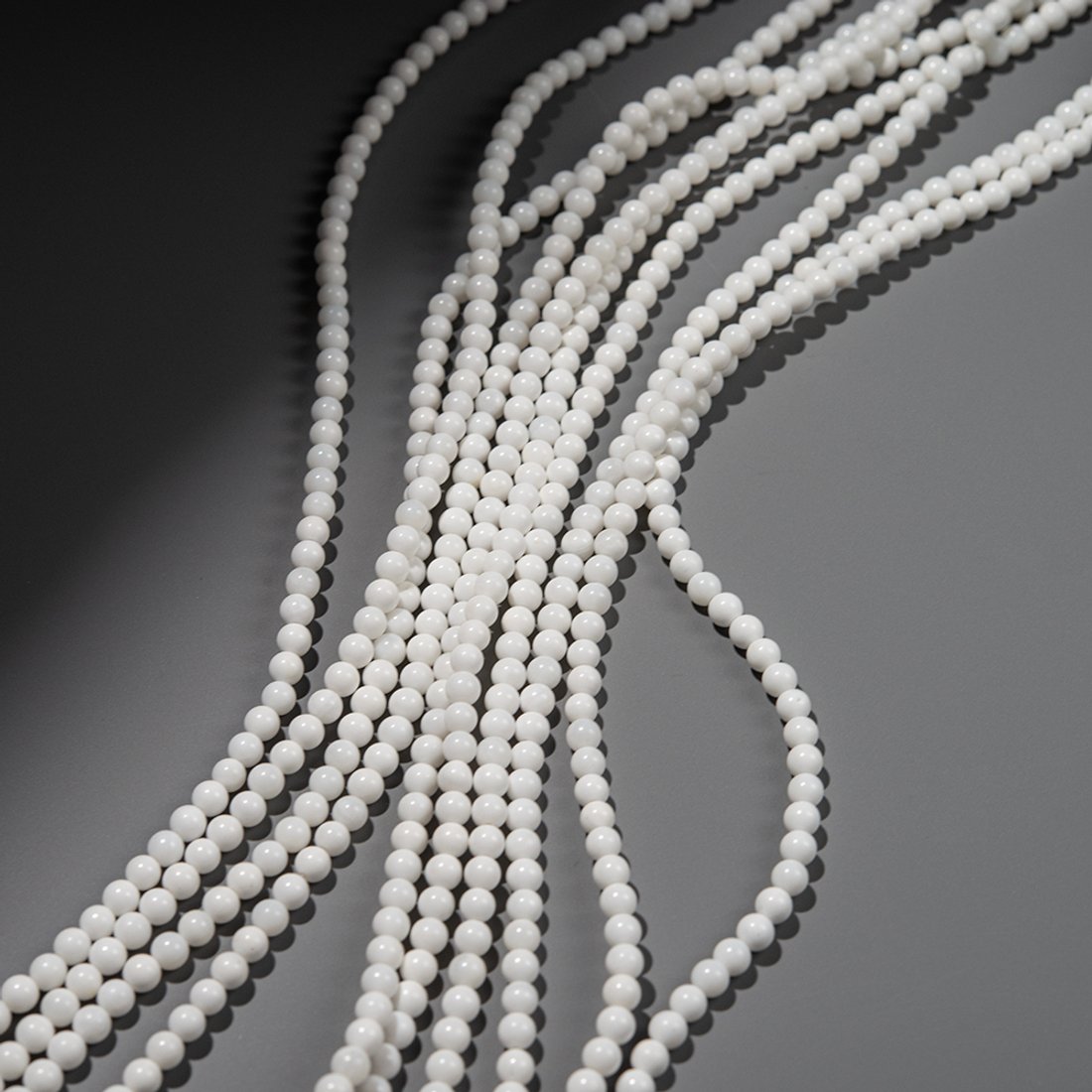 Бусины из раковины ракушки Тридакна, 4,4мм