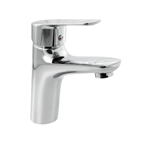 Смеситель СЛАВЕН СЛ-ОД-Г10 серия Коттедж для умывальника, однорычажный, картридж 40мм, цанга/гайка, гибкая подводка 50мм, короткий излив