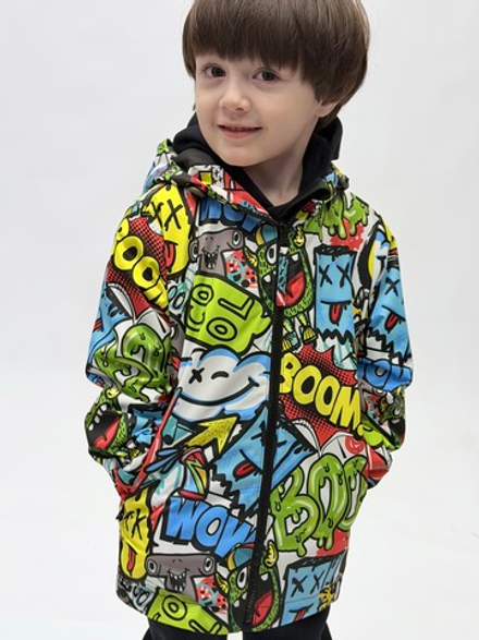 Парка демисезонная мембрана для мальчика 4-9 лет Милашка Сьюзи