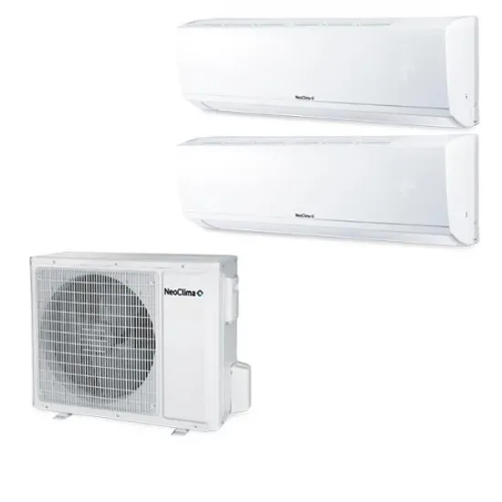 Мультисплит система на 2 комнаты NeoClima NS-12W х2 / NUM-21Q2