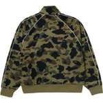 A Bathing Ape Bathing Ape Jackets Moderate Polyester Raglan Sleeve Zip Closure 1m30 115 314 зеленый