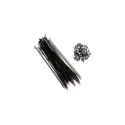 Спица satinless Постоянное сечение 14G 273мм С ниппелем SHUN JIU(черный,1SP114G27304)