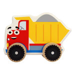 Каталка "Синий трактор Самосвал" 12см в коробка (Буратино)