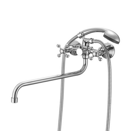 Смеситель для ванны и раковины 1/2 кер Milardo DUPSB02M10 "Duplex"  ХРОМ