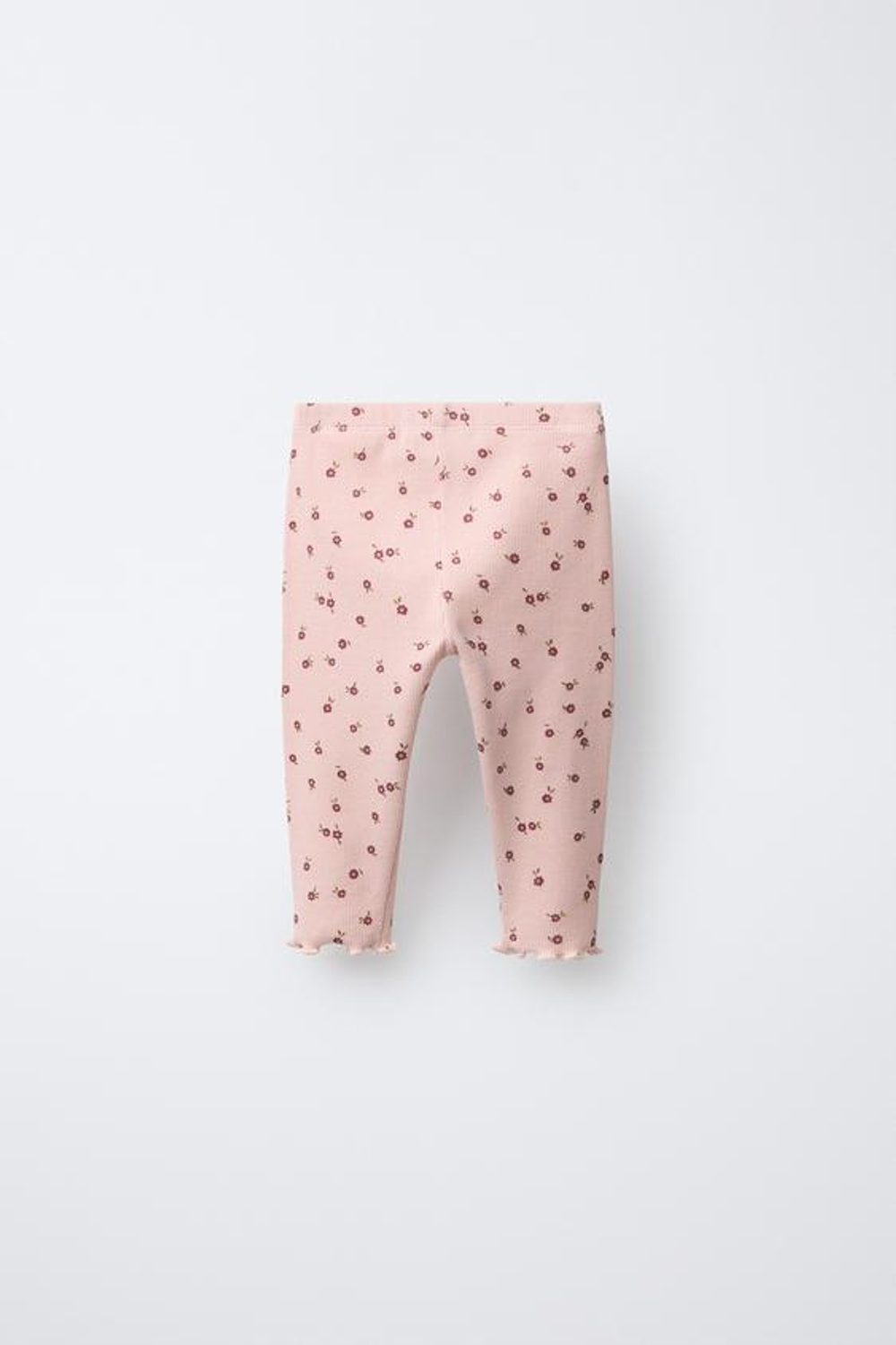 ZARA ЛЕГИНСЫ В РУБЧИК С ЦВЕТОЧНЫМ ПРИНТОМ, РАЗНОЦВЕТНЫЙ