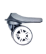 Колёса PLG-HK 036 (высота 115), черный