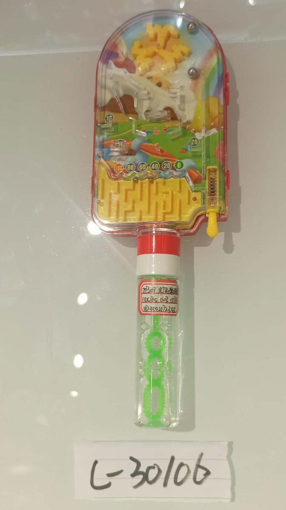 Мыльные пузыри Игра-забава со светом 24 см, 2 цвета микс,, с-30106