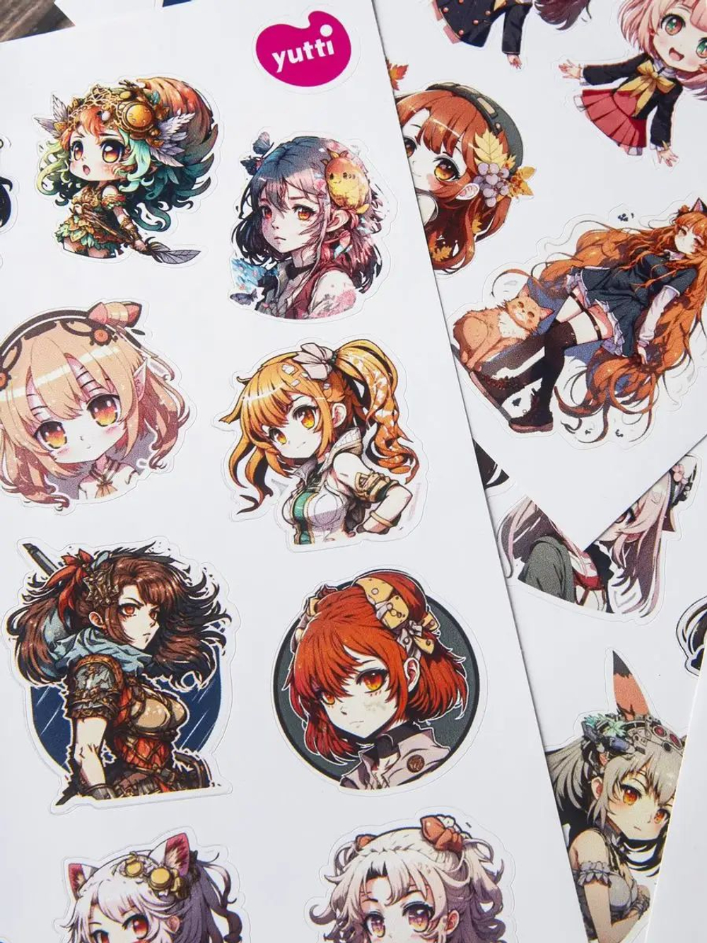 Наклейки аниме стикеры набор на телефон