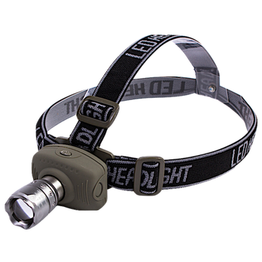 Фонарь налобный SibRay/Swat NK-819L 122лм 3реж.работы 3xAAA 250м