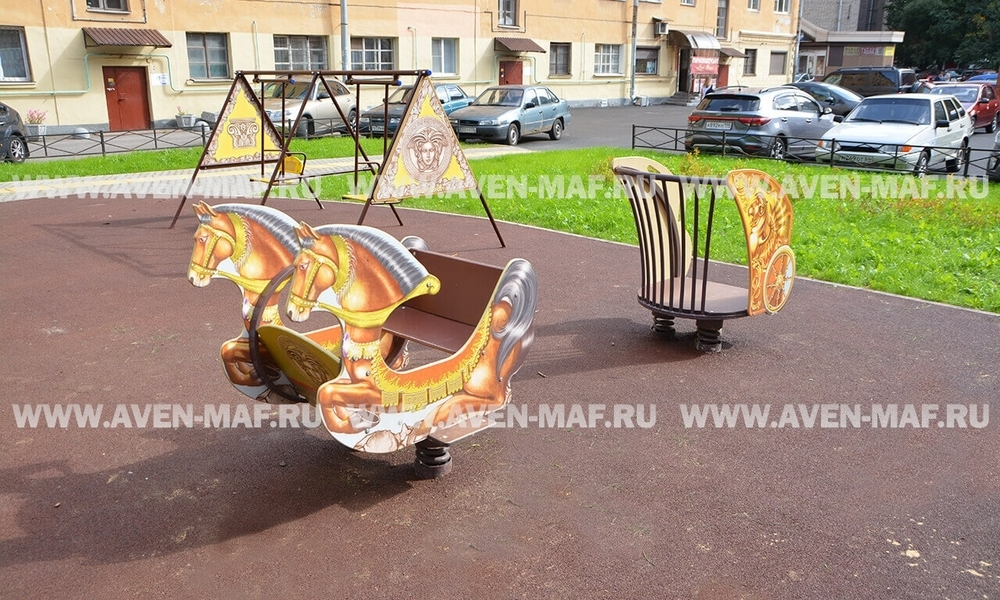 Качалка на пружинах Колесница