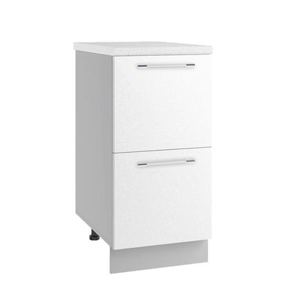 Кухня Модуль СК2 400 Олива Снег глянец