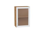 Шкаф верхний с 1-ой остекленной дверцей Сканди